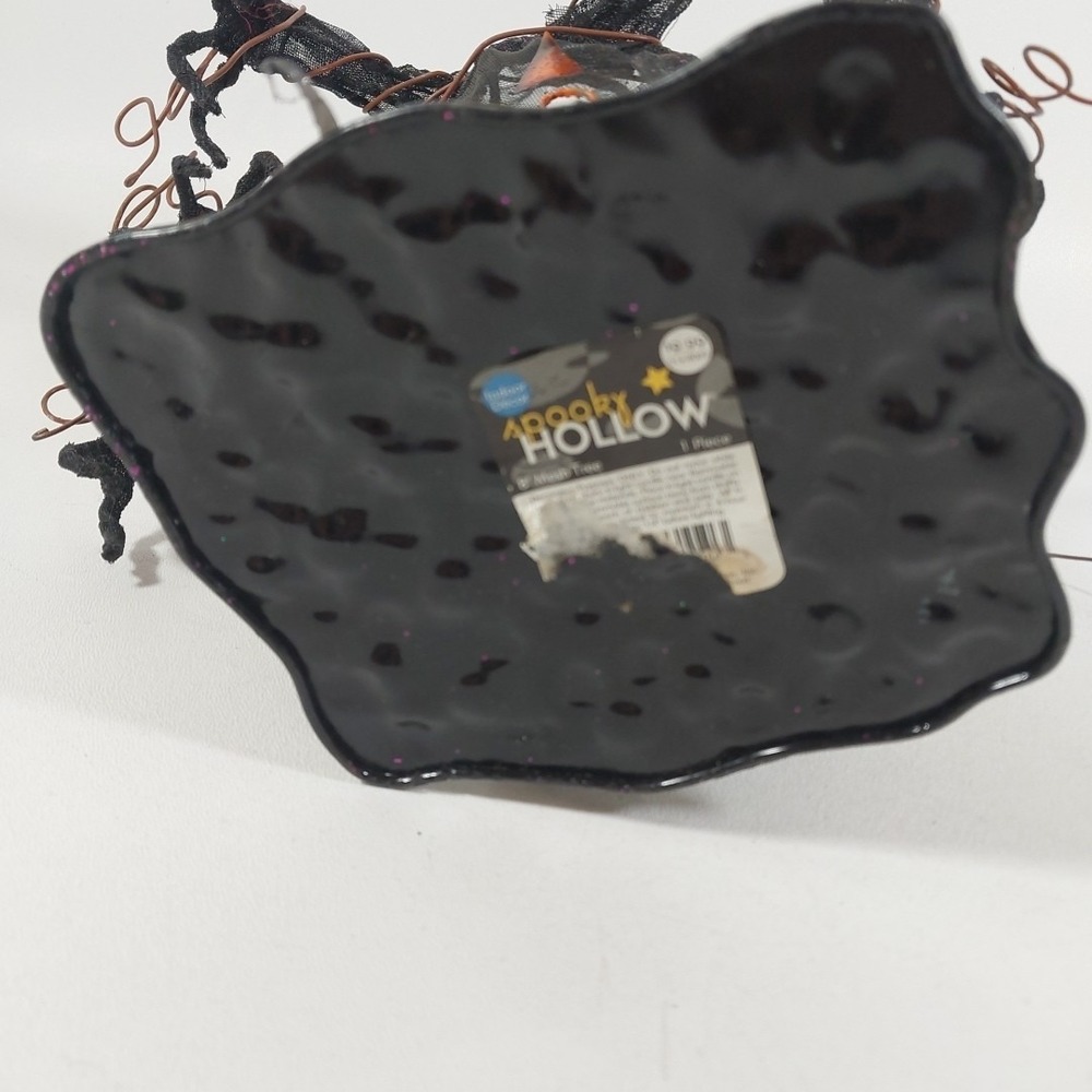 Spooky Tree Metal Mesh Candle Holder Halloween Tea Light Haunted‎ Forest 6" T - Picture 4 of 5
